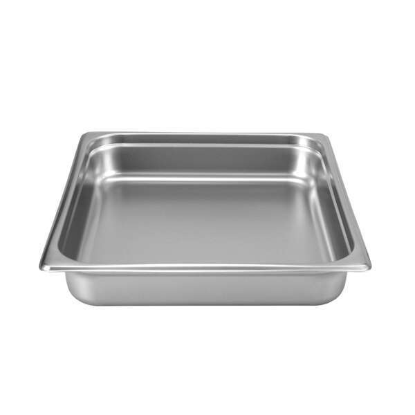 Thunder Group STPA8232, 2/3 Size 2 1/2-Inch Deep 24 Gauge Anti Jam Steam Pan, Stainless Steel, Rectangular