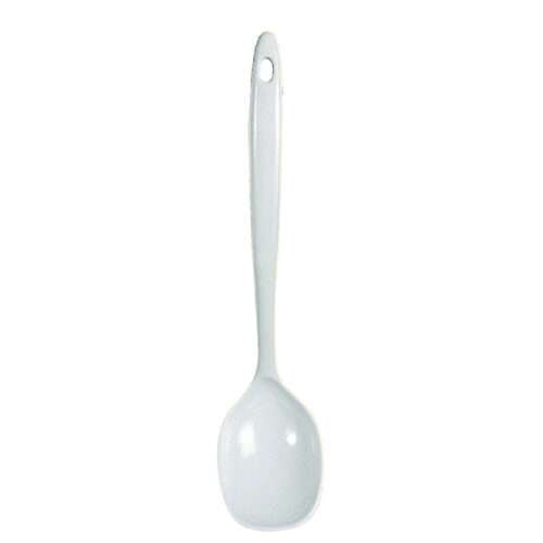 Thunder Group W7102 12-Inch Western Melamine White Solid Spoon, DZ