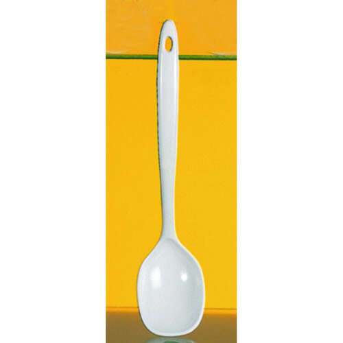 Thunder Group W7102 12-Inch Western Melamine White Solid Spoon, DZ