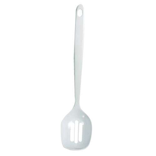 Thunder Group W7103 12-Inch Western Melamine White Slotted Spoon, DZ