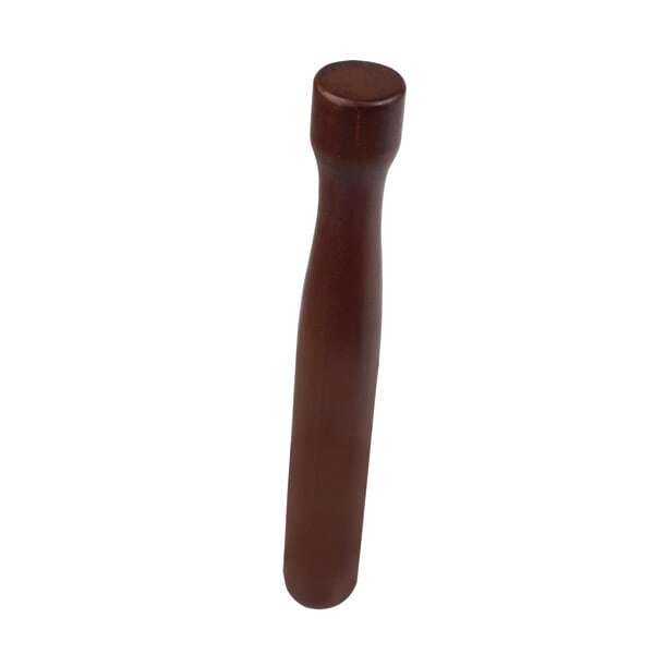 - WDML008W, 8-Inch Lacquered Wood Bar Muddler, Walnut