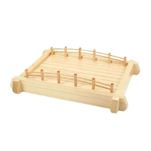 Thunder Group WOBR57, 22.5x17.5x4.5-inch Wooden Sushi Bridge, EA