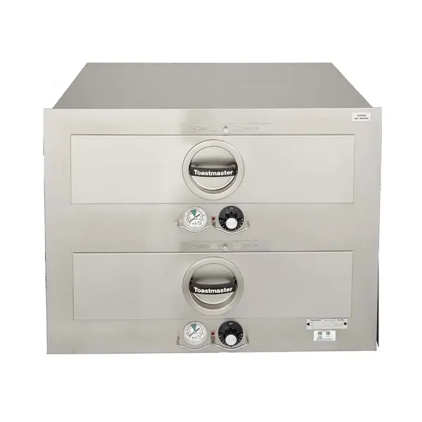 Toastmaster 3B20AT09, 23-Inch Built-In 2-Drawer Warmer - 120V, 1000W
