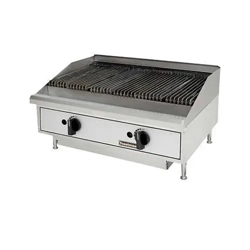 Toastmaster TMLC24, 24-Inch Countertop Lava Rock Gas Charbroiler, UL