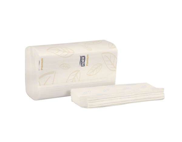 Tork MB576, 10.1" x 10.8" 3-Panel Premium Multifold Towel, White, 2160/Cs (Fits 73T Dispenser Only) (Discontinued)