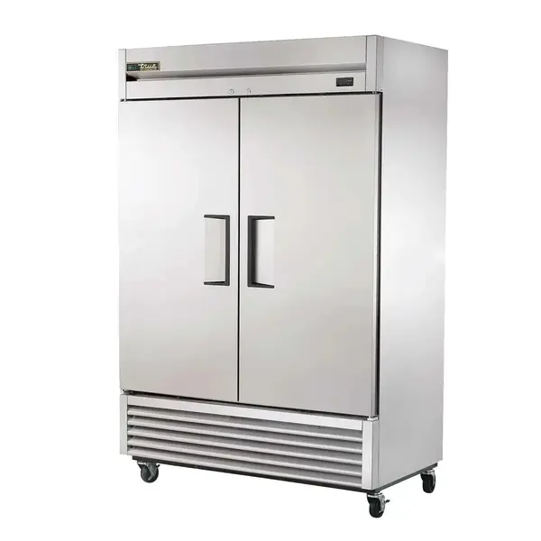 True Refrigeration True T-49-HC, 54.13-Inch 49 cu. ft. Bottom Mounted 2 Section Solid Door Reach-In Refrigerator