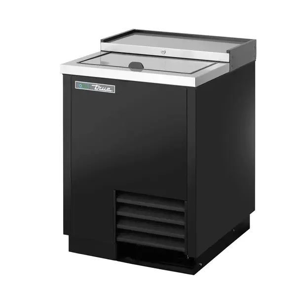 True Refrigeration True TD-24-7-HC, 24-Inch Black Horizontal Bottle Cooler