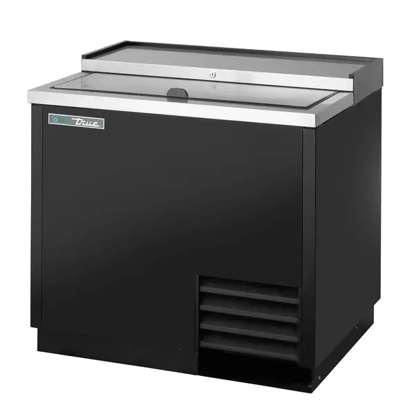 True Refrigeration True TD-36-12-HC, 36-Inch Black Horizontal Bottle Cooler