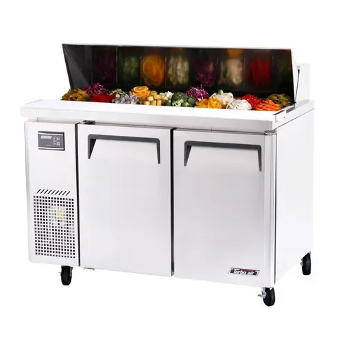 Turbo Air JST-48-N 2 Solid Doors Sandwich/Salad Unit, Side Mount