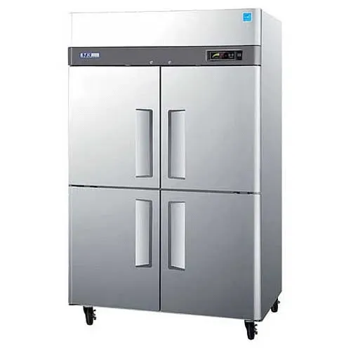 Turbo Air M3R47-4-N 4 Solid Half-Doors Top Mount Reach-In Refrigerator