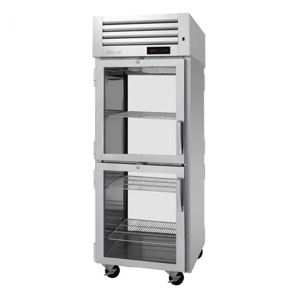 Turbo Air PRO-26-2H2-G-PT-L 4 Glass Half Doors Pass-Thru, Heated Cabinet, Left-Hinged, 26.2 Cu.Ft.