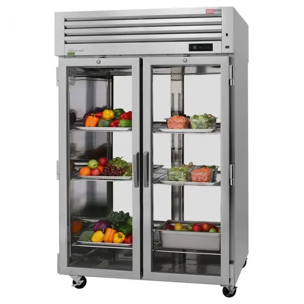 Turbo Air PRO-50R-G-PT-N 4 Glass Doors Pass-Thru, Top Mount Refrigerator