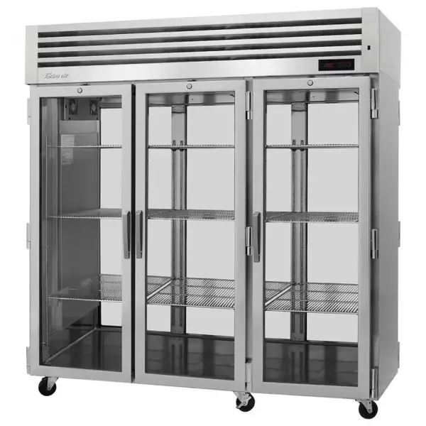 Turbo Air PRO-77H-G-PT 6 Glass Doors Pass-Thru Heated Cabinet