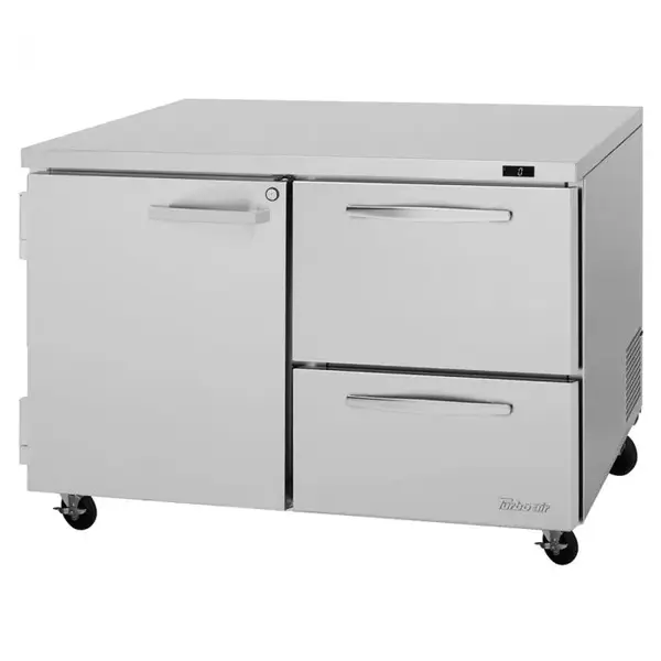 Turbo Air PUF-48-D2L-N, 2 Drawers 1 Left-Hinged Door Undercounter Freezer