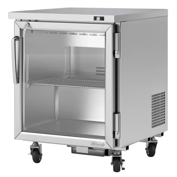 Turbo Air PUR-28-G-N-L 1 Glass Door Undercounter Refrigerator