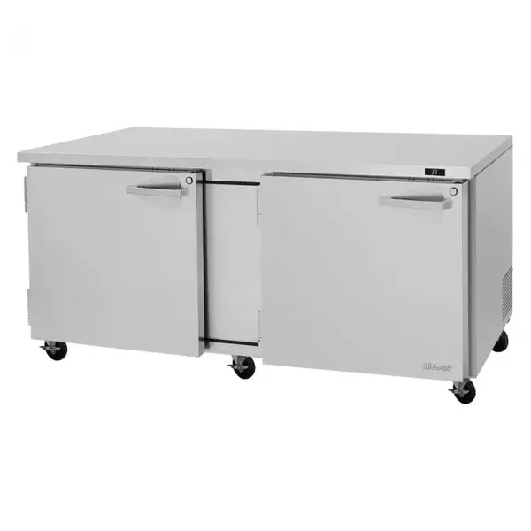 Turbo Air PUR-72-N 2 Solid Doors Undercounter Refrigerator