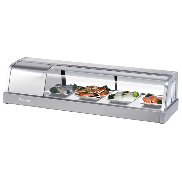 Turbo Air SAK-50R(L)-N 4-Inch Refrigerated Sushi Case