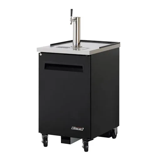 Turbo Air TBD-1SBD-N6 Underbar 1 Keg Beer Dispenser, Black Vinyl Ext.