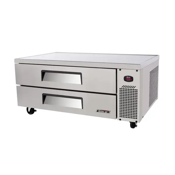 Turbo Air TCBE-52SDR(E)-Nm, 52-Inch 2 Drawers Chef Base Refrigerator, Stainless Steel
