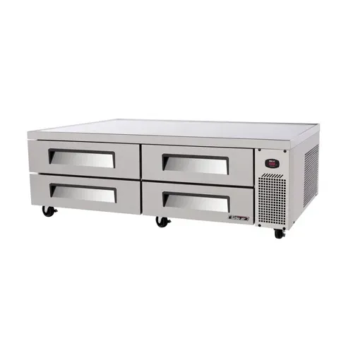 Turbo Air TCBE-82SDR(E)-N, 82-Inch 4 Drawers Chef Base Refrigerator, Stainless Steel