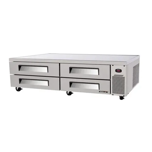 Turbo Air TCBE-96SDR-N, 96-Inch 4 Drawers Chef Base Refrigerator, Stainless Steel