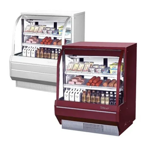 Turbo Air TCDD-48H-R(W)-N 4-Inch Deli Case, High (3 Tiers)