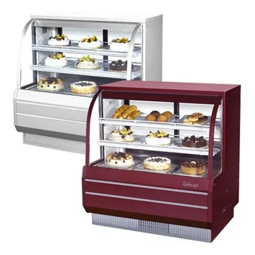 Turbo Air TCGB-48-R(W)-N 4-Inch Refrigerated Bakery Case