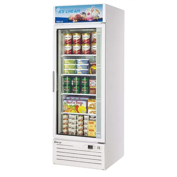 Turbo Air TGF-23F-N Freezer 1 Door Swing Glass Merchandiser