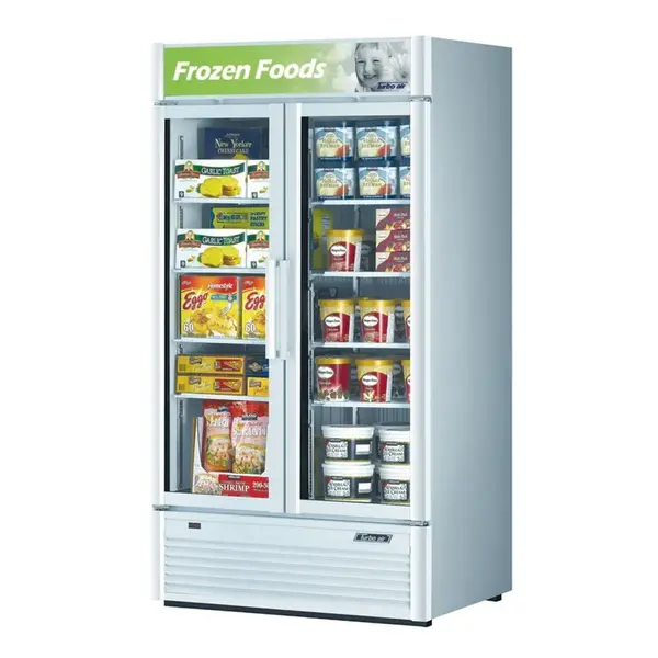 Turbo Air TGF-35SD-N Freezer 2 Doors Swing Glass Merchandiser