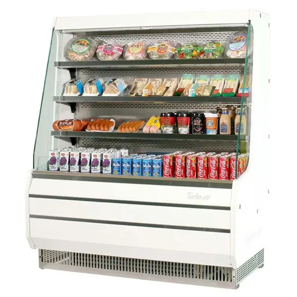 Turbo Air TOM-40MW-N Open Display Vertical Merchandiser 39-Inch L Medium-White