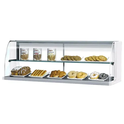 Turbo Air TOMD-30HW Open Display Merchandiser 28-Inch L Non Ref. Top Case-High, 2 Tiers, White