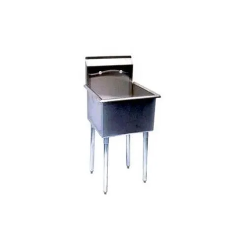 Turbo Air TSA-1MOP, 18 x 18 x 13-inch One Compartment Sink, Stainless Steel