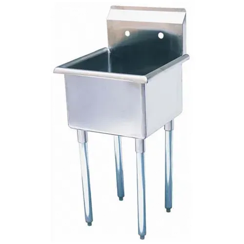 Turbo Air TSA-1MOP-E, 21-inch One Compartment Sink, Green World Series