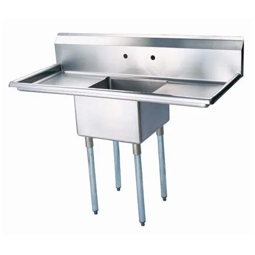 Turbo Air TSB-1-D2, 24 x 24 x 14-inch One Compartment Sink, Stainless Steel