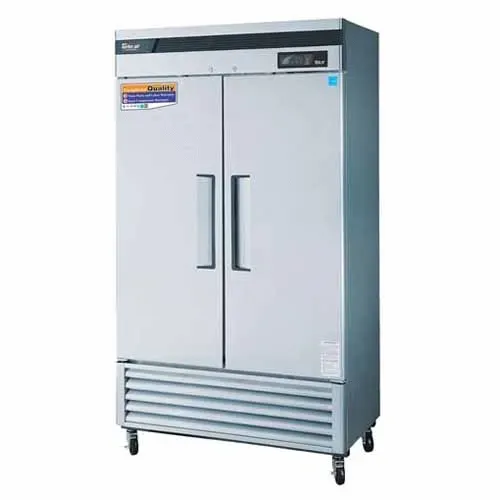 Turbo Air TSF-35SD-N 2 Solid Doors Reach-In Freezer, Bottom Mount