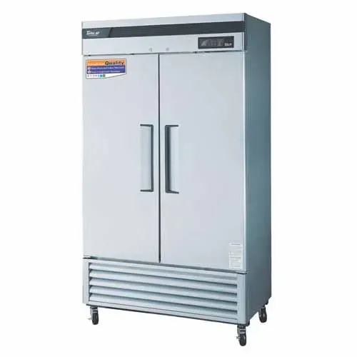 Turbo Air TSR-35SD-N 2 Solid Doors Reach-In Refrigerator, Bottom Mount