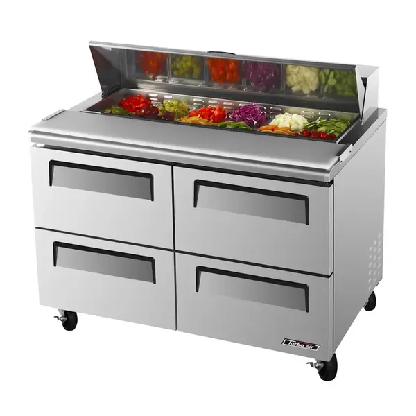 Turbo Air TST-48SD-D4-N 4 Drawers Sandwich/Salad Unit