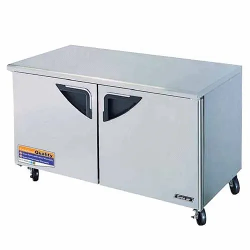Turbo Air TUF-60SD-N 2 Solid Doors Undercounter Freezer