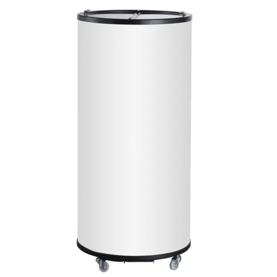 Unity U-BR2, 2 Cu.Ft. White Cold Drink Barrel Merchandiser Refrigerator