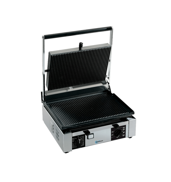Univex PPress1.5R 1.5 Cast Iron Ribbed Plate Panini Press