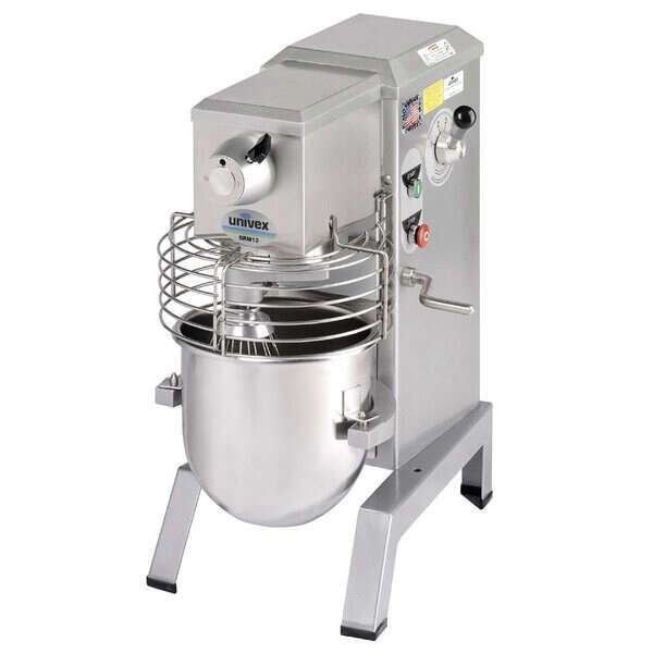 Univex SRM12 12 qt. Countertop Planetary Mixer with SS Bowl