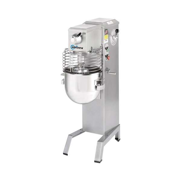 Univex SRMF20 20 qt. Floor Model Planetary Mixer with SS Bowl
