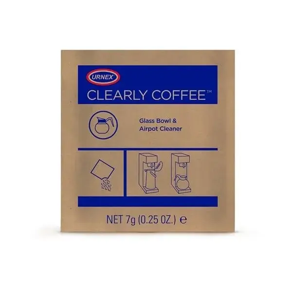 Urnex 13-GB125-14, 0.25 Oz Clearly Coffee Glass Bowl & Airpot Cleaner, 125/Case