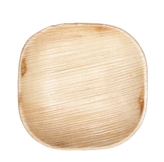 VerTerra Dinnerware VerTerra 01-00-13B-X 6-inch Eco-Friendly Square Palm Leaf Bowl, 25/PK