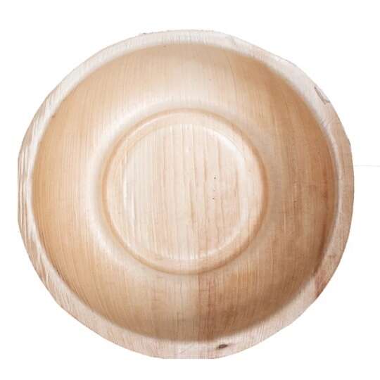VerTerra Dinnerware VerTerra 01-00-22B-X 8-inch Eco-Friendly Round Palm Leaf Salad Bowl, 25/PK