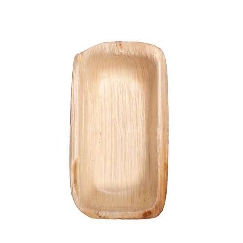VerTerra Dinnerware VerTerra 01-22-05B 2x4-inch Eco-Friendly Palm Leaf Mini Tray, 600/CS