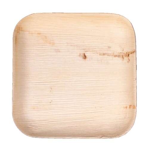 VerTerra Dinnerware VerTerra 01-22-15B 6-inch Eco-Friendly Square Palm Leaf Plate, 300/CS