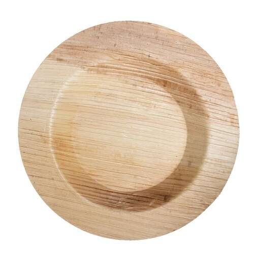 VerTerra Dinnerware VerTerra 01-33-15B 6-inch Eco-Friendly Round LIP Palm Leaf Single Use Plate, 300/CS