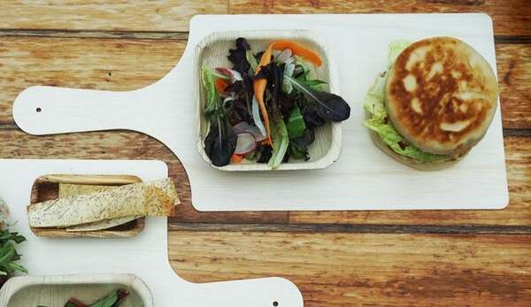 VerTerra CB-RC-8x2 8x12-inch Eco-Friendly Large Rectangular Single Use Wooden Board, 100/CS