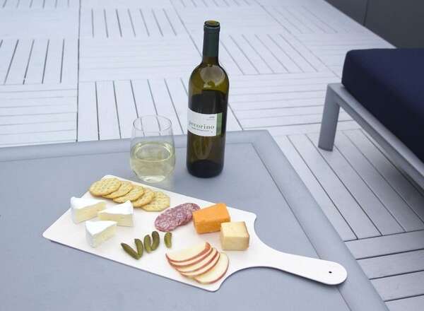 VerTerra CB-RC-8x2 8x12-inch Eco-Friendly Large Rectangular Single Use Wooden Board, 100/CS